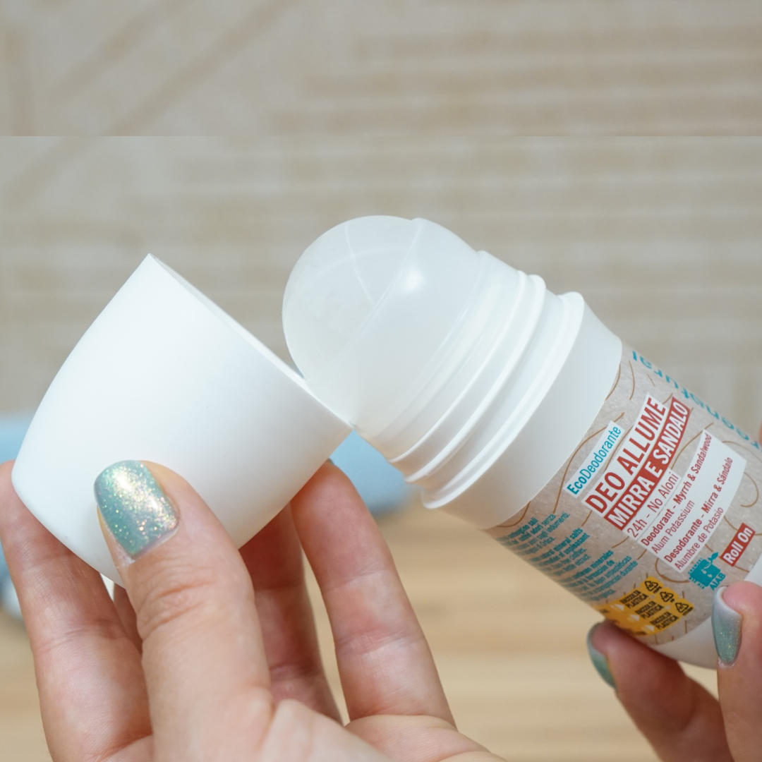 Deodorante Roll-on Mirra & Sandalo - GreeNatural