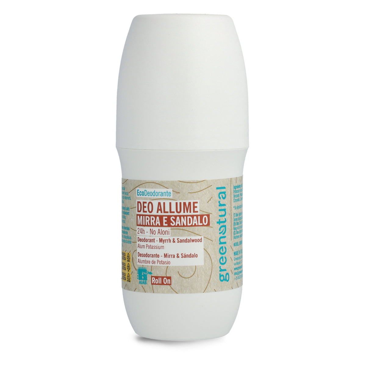 Deodorante Roll-on Mirra & Sandalo - GreeNatural