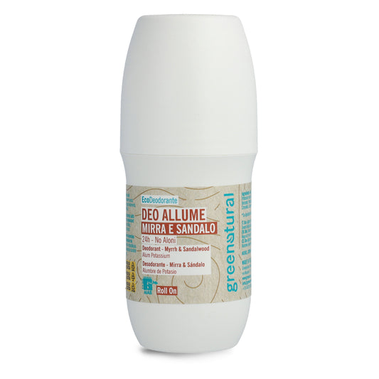 Deodorante Roll-on Mirra & Sandalo - GreeNatural